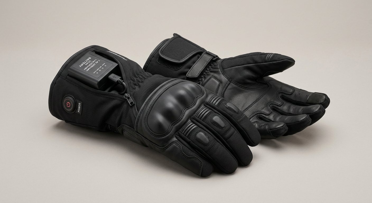Gants Moto Chauffants Rechargeables