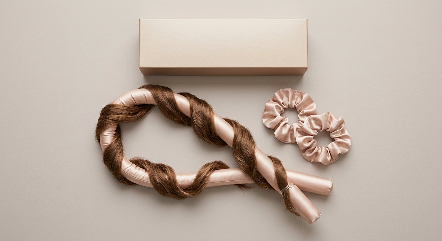 Kit Boucles Sans Chaleur en Satin