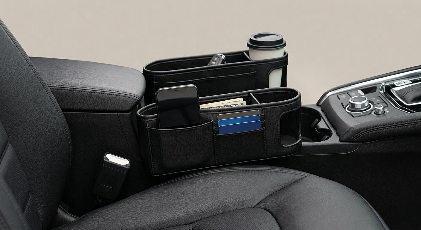 Organiseur d’Écart de Siège Auto Premium (×2)