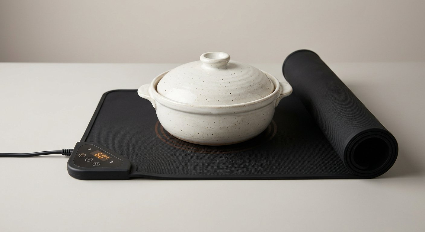 Tapis Chauffant Repas Électrique Pliable